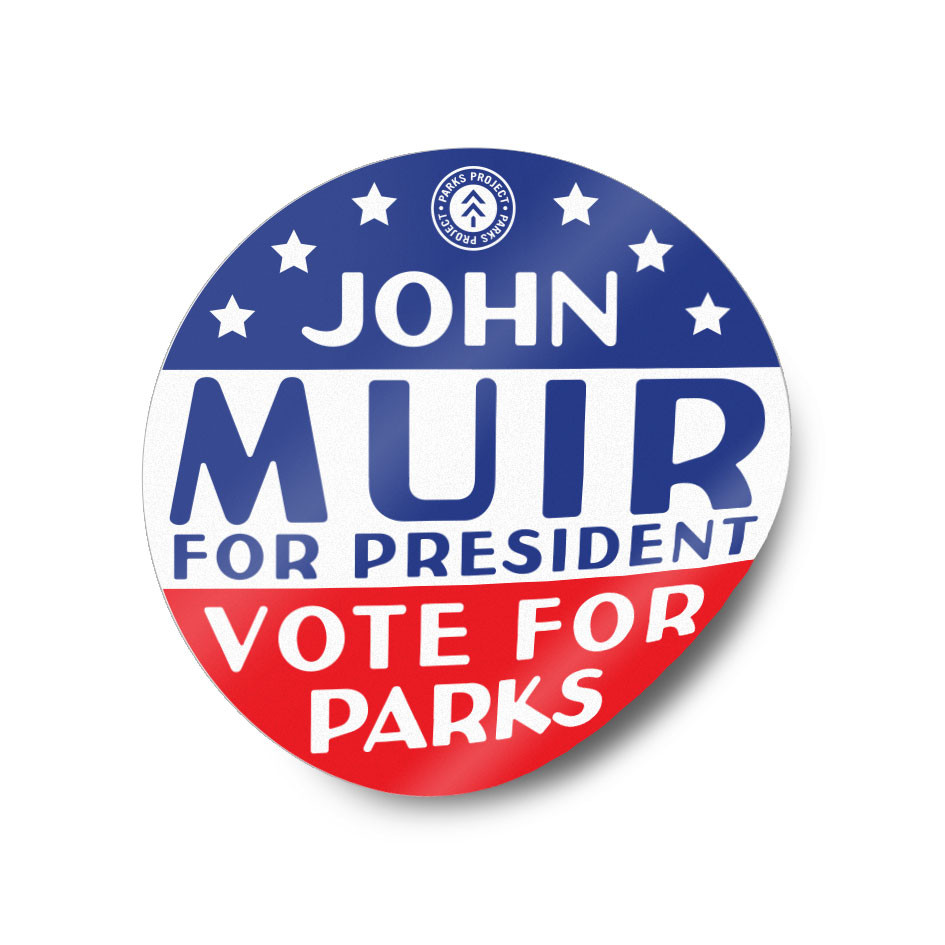 John Muir for President Sticker