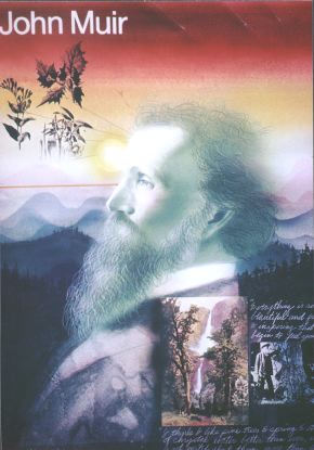 Poster of John Muir by Larry Winborg.