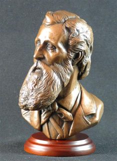 The Visionary - John Muir Bust - Side View - Will Pettee