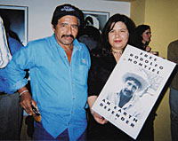 Farmer turned Goldman Prize-winner Rodolfo Montiel, above with Tamara Gomez-Quinones of Amnesty International, toured the United States in March after spending 30 months in jail for his efforts to protect Mexico's forests. The tour was part of the Sierra Club's campaign linking environmental advocacy and human rights violations.