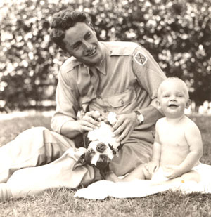 David Brower with 1 year old son Kenneth Brower