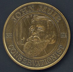 Yosemite National Park Centennial Medallion by Yosemite Park and Curry Company Bronze Front