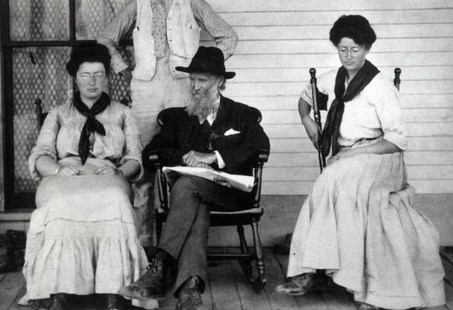 Wanda Muir (left) with John Muir and Helen Muir - Adama Arizona - Important People in the Life of John Muir - John Muir Exhibit