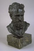 Bust of John Muir by RR Hampton III, 1985
