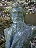 John Muir Statue at Villa Montalvo Center for the Arts,  Saratoga, California, Photo by Janice Albert