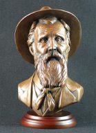 The Inspiration - John Muir at Age 52 (1890) - Bust 2 of 2 by Will Pettee