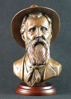 The Visionary - John Muir Bust by Will Pettee