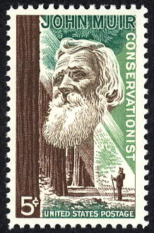 1964 John Muir Postage Stamp, Scott # 1245