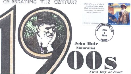 Anagram John Muir 1998 First Day Cover