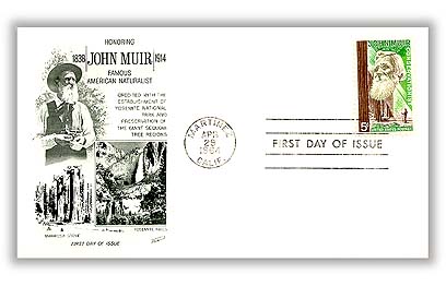 Fleetwood John Muir 1964 First Day of Issue Cover