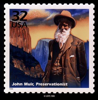 John Muir 1998  Postage Stamp