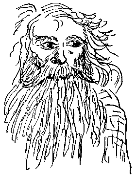 Self Portrait of John Muir in his letter of Feb. 23, 1887 to Miss Janet Douglass Moores