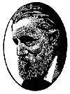 [woodcut portrait of John Muir]