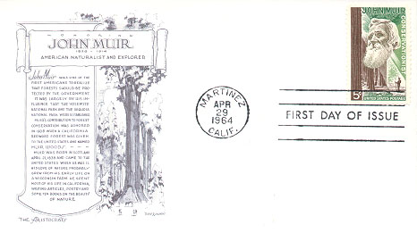 Aristocrats John Muir 1964 First Day Cover