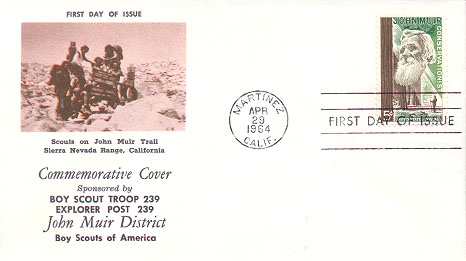 BSA Troop 239/Post 239 John Muir 1964 First Day Cover