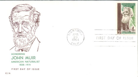 KJM John Muir 1964 First Day Cover
