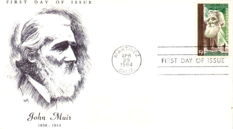 Marg John Muir 1964 First Day Cover