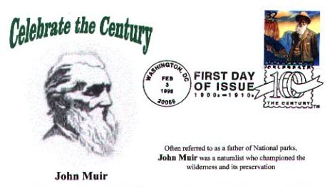 RRAGS John Muir 1998 First Day Cover