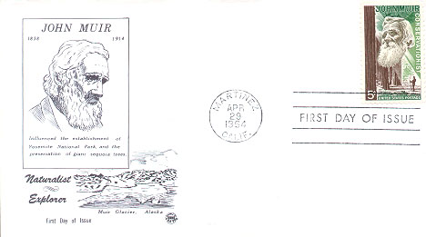 Treyco Double B John Muir 1964 First Day Cover